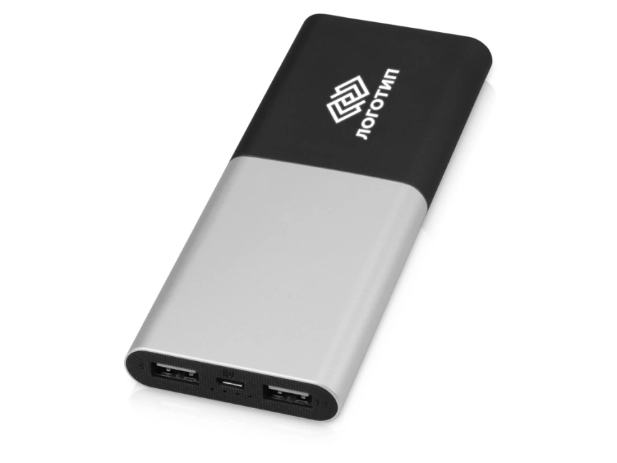 Портативное зарядное устройство с подсветкой логотипа Quark, 6000 mAh фото 1