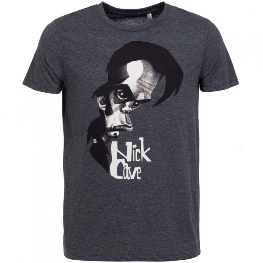 Футболка «Меламед. Nick Cave», темно-синий меланж, размер S фото 1