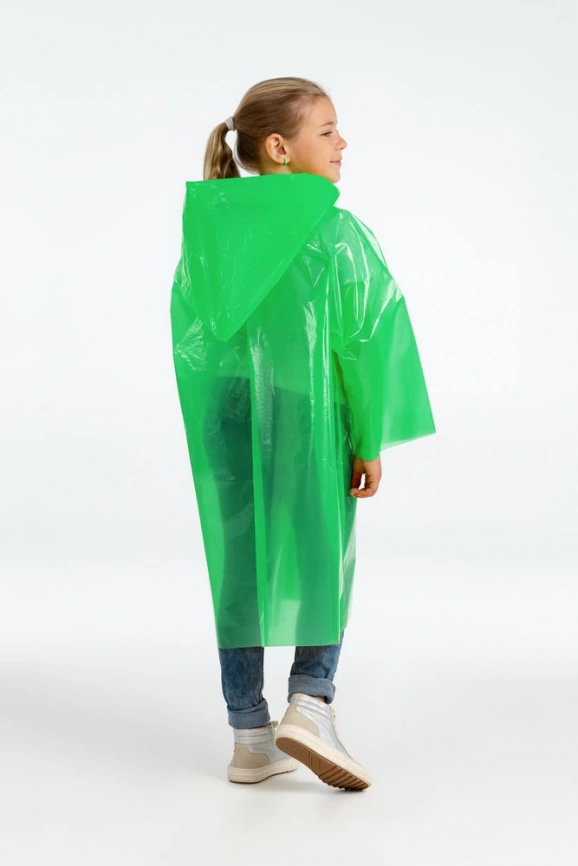 Дождевик-плащ детский BrightWay Kids, зеленый фото 6