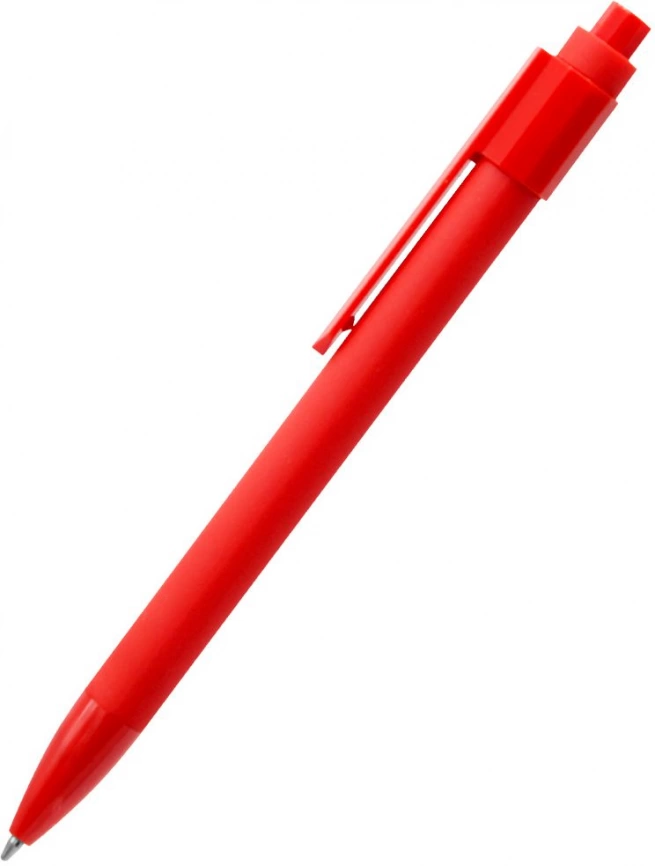 Ручка шариковая Pit Soft , красная фото 2