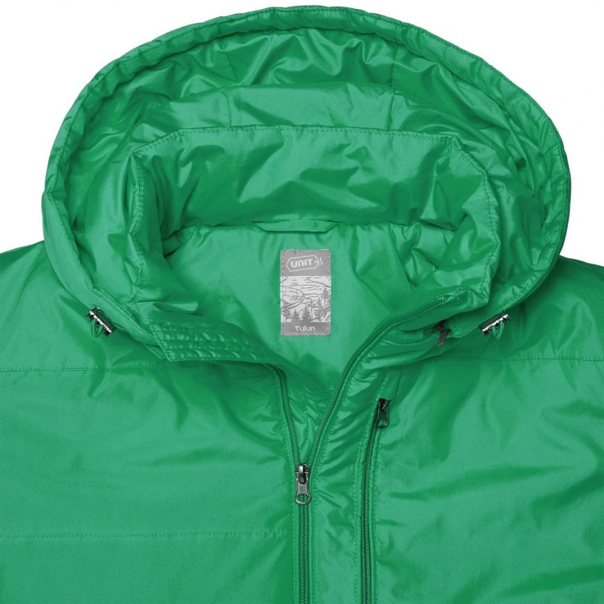 Куртка Unit Tulun, темно-зеленая, размер M фото 4