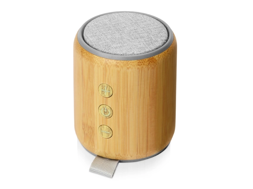 Портативная колонка из бамбука Bongo, натуральный фото 2