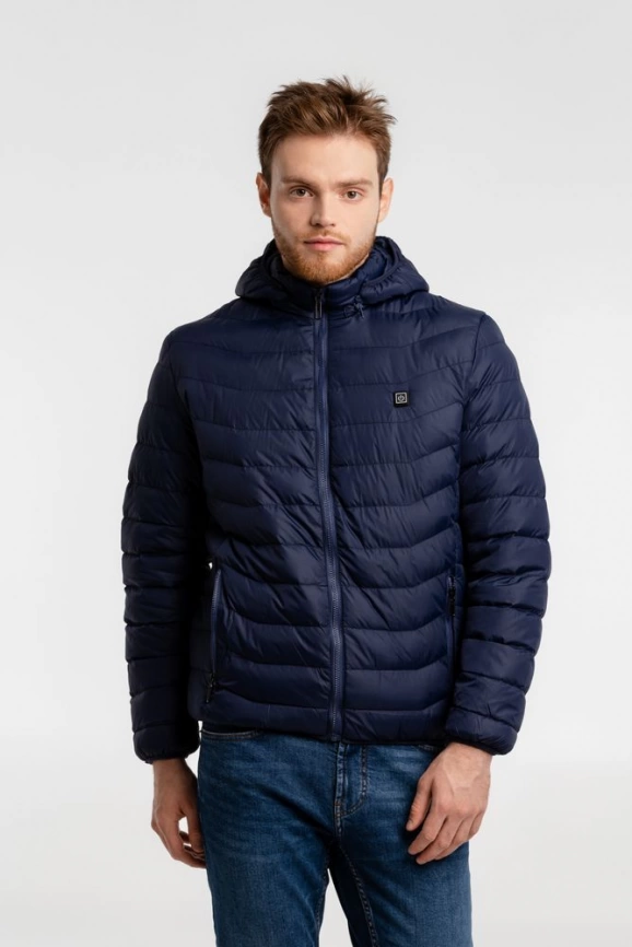 Куртка с подогревом Thermalli Chamonix темно-синяя, размер XL фото 16
