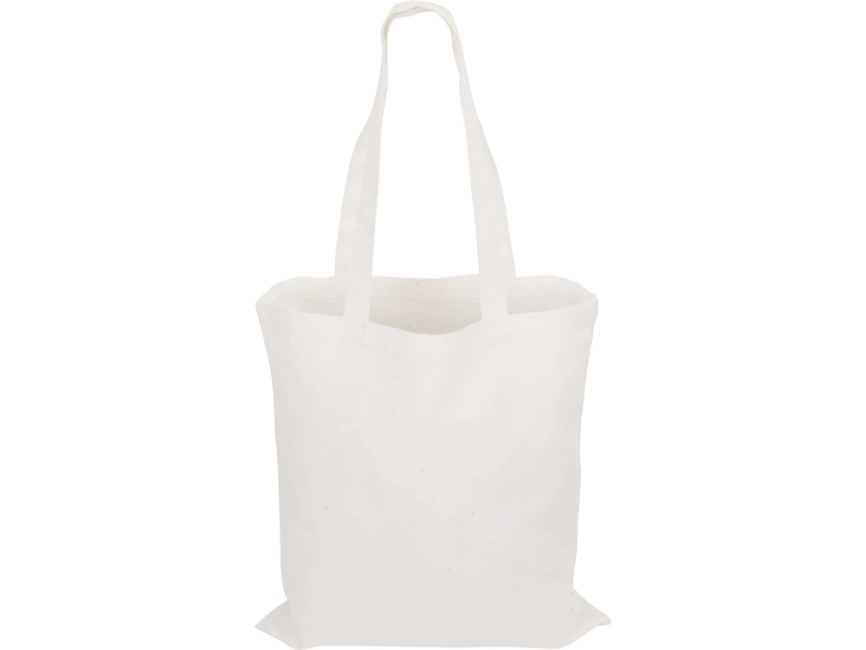 Сумка для шопинга Carryme 140 хлопковая, 140 г/м2, белый фото 3