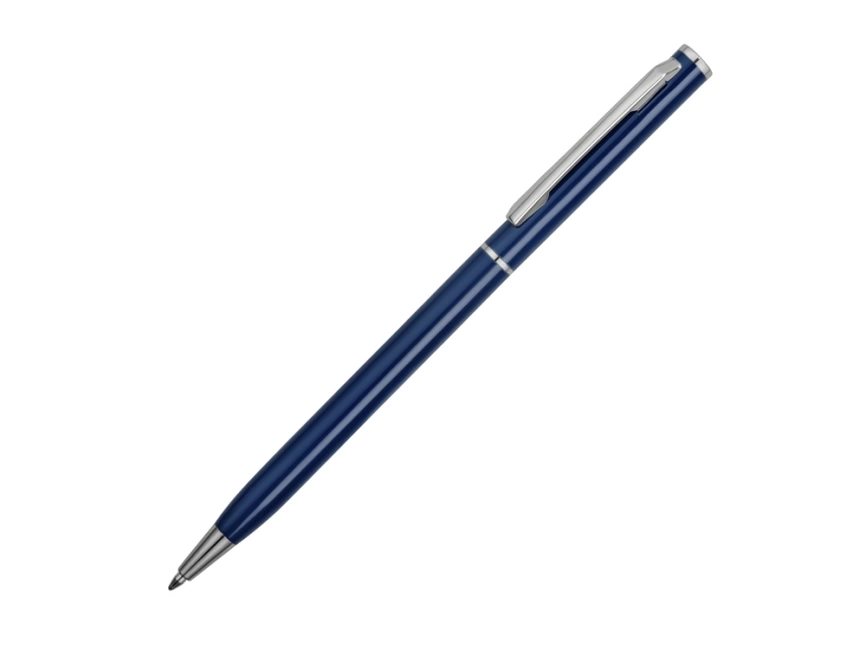 Ручка металлическая шариковая Атриум, темно-синий фото 1