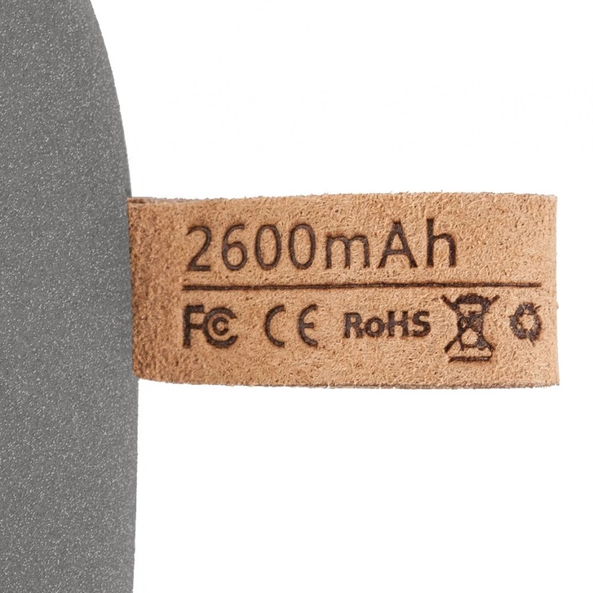 Внешний аккумулятор Pebble 2600 мАч, серый фото 5