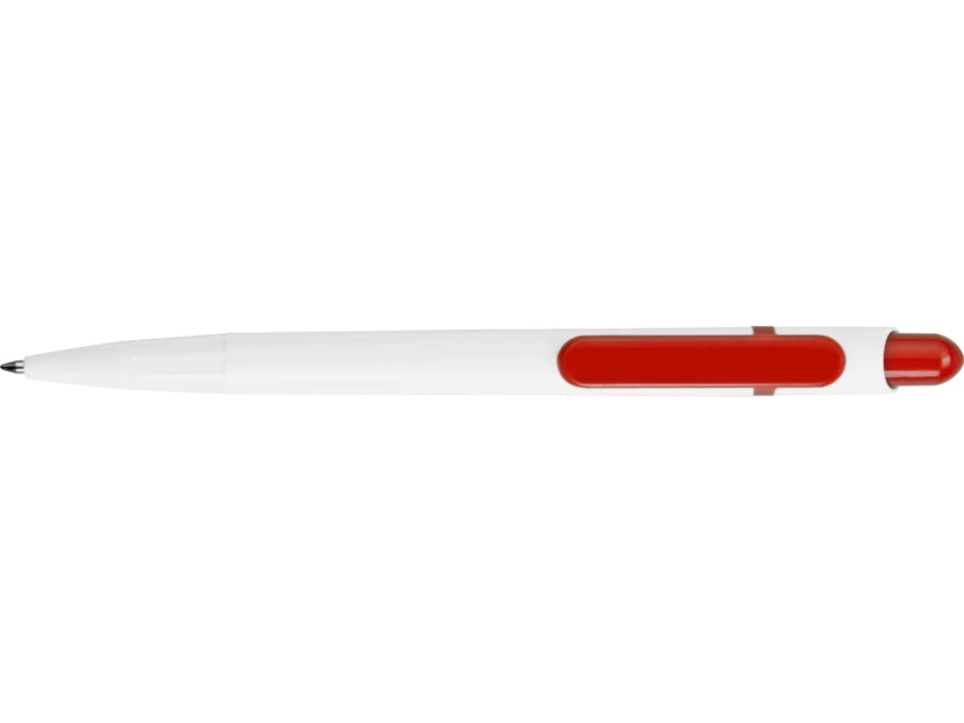 Ручка шариковая Этюд, белая с красным фото 5
