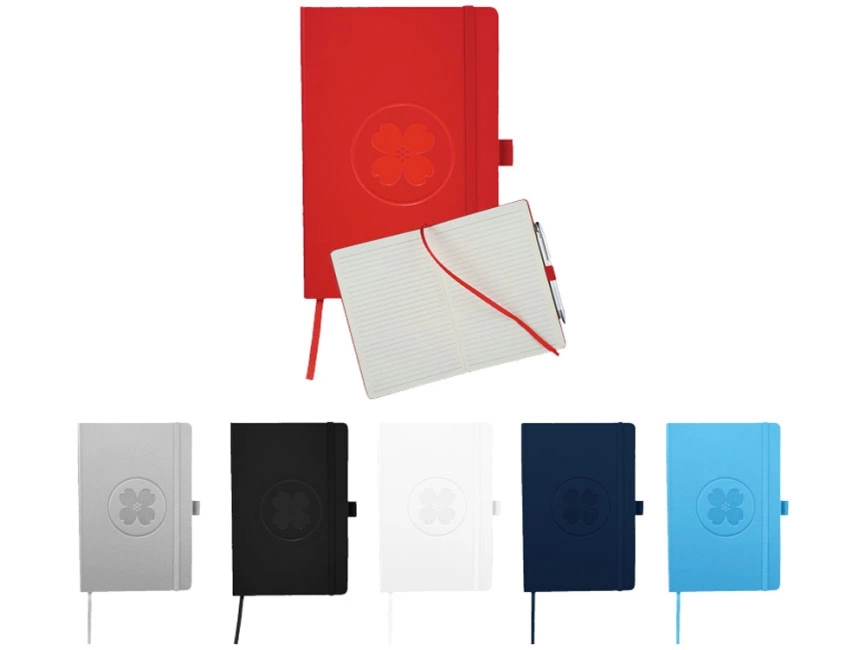 Блокнот А5 Flex, светло-синий фото 6