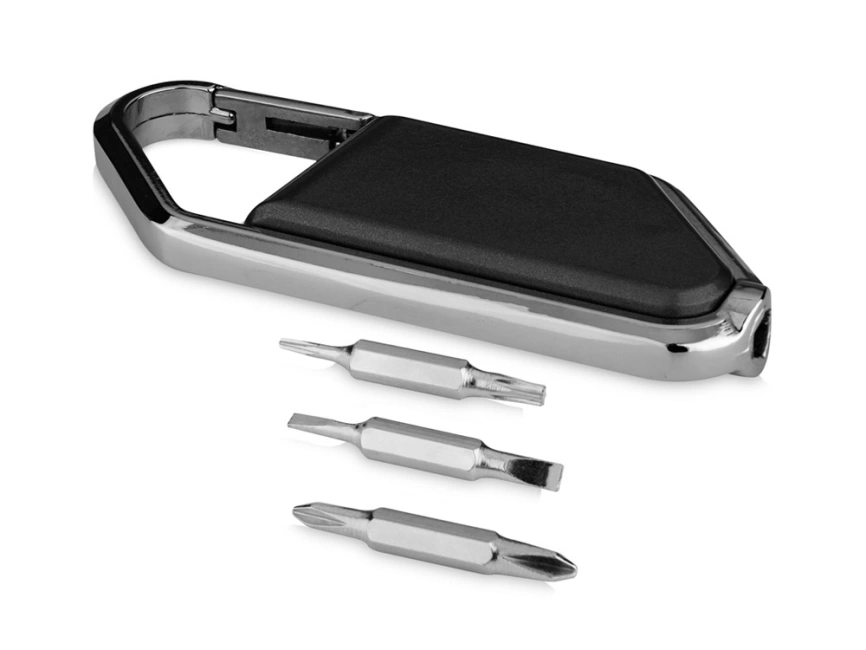 Набор отверток с карабином Re-pear, черный/серебристый фото 1