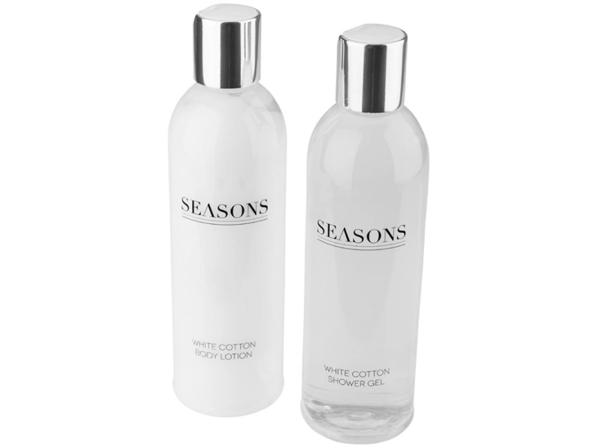Банный набор Alden от Seasons, белый/серебристый фото 1