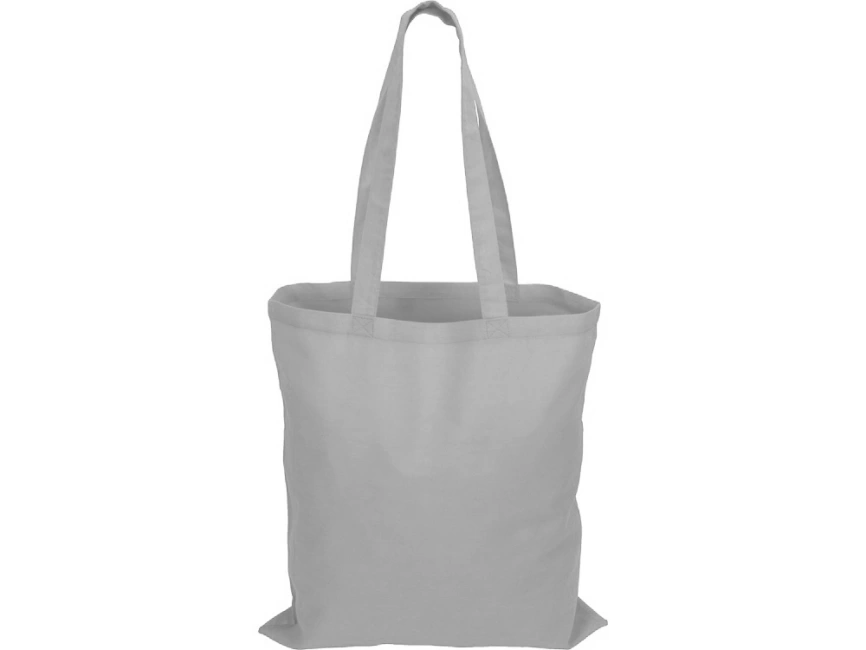Сумка для шопинга Carryme 140 хлопковая, 140 г/м2, серый фото 3
