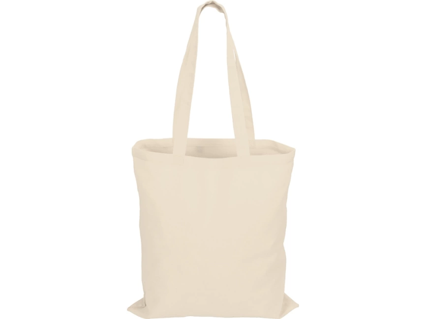 Сумка для шопинга Carryme 140 хлопковая, 140 г/м2, натуральный фото 3