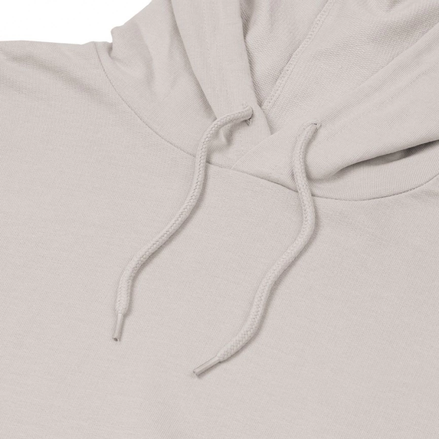 Толстовка с капюшоном унисекс Hoodie, дымчато-серая, размер 3XL фото 8