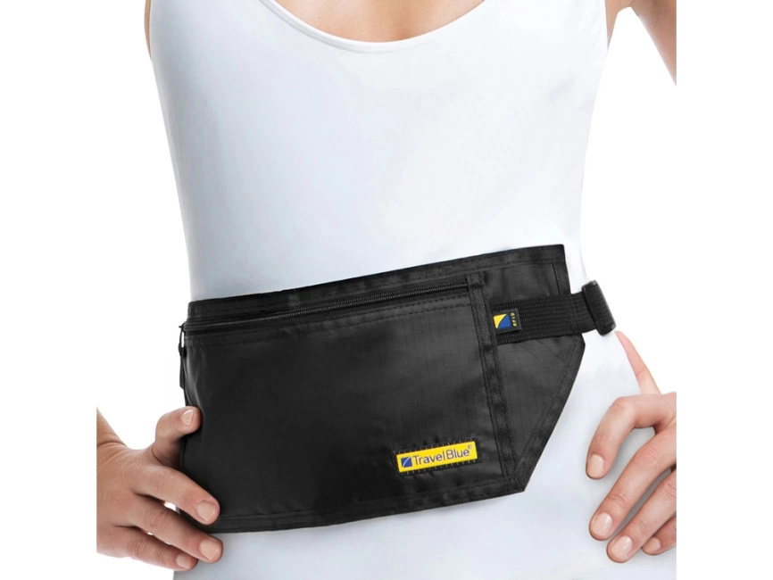 Сумка-кошелек на пояс Travel Blue Money Belt RFID, черный фото 3
