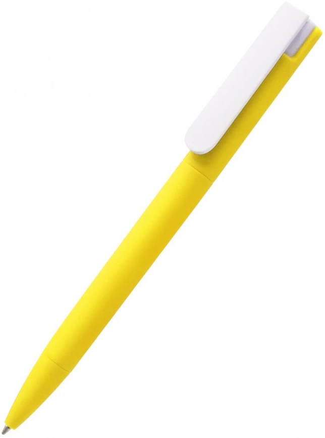 Ручка шариковая Mira Soft , жёлтая фото 1