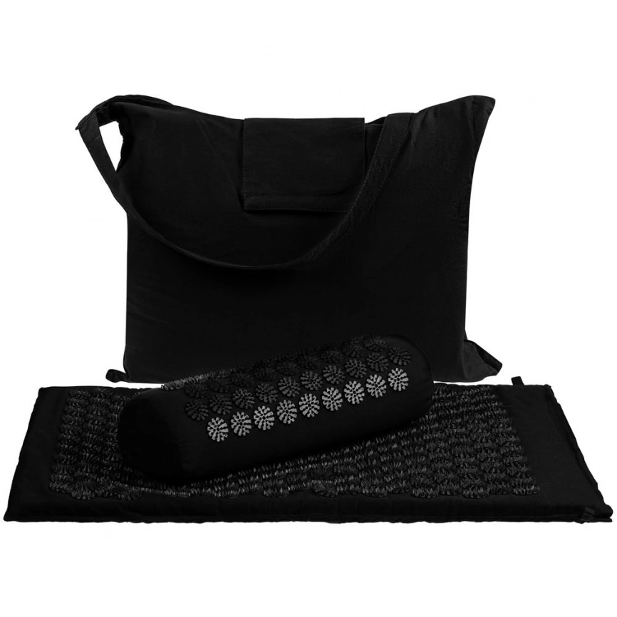 Массажный коврик с подушкой Akuna, черный фото 1