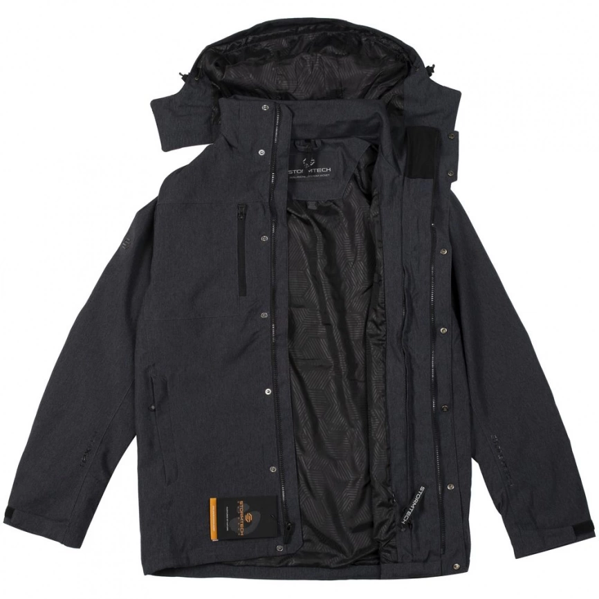Куртка-трансформер мужская Avalanche темно-серая, размер M фото 6