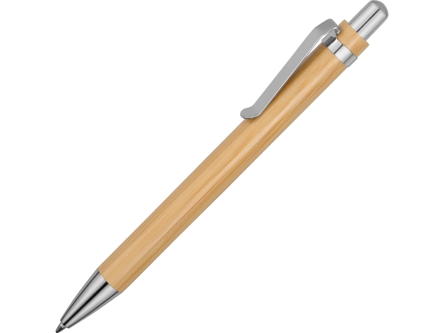 Ручка шариковая Bamboo, бамбуковый корпус. фото 1