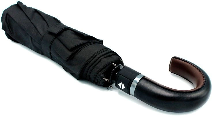 Автоматический противоштормовой зонт Конгресс - Черный AA фото 2
