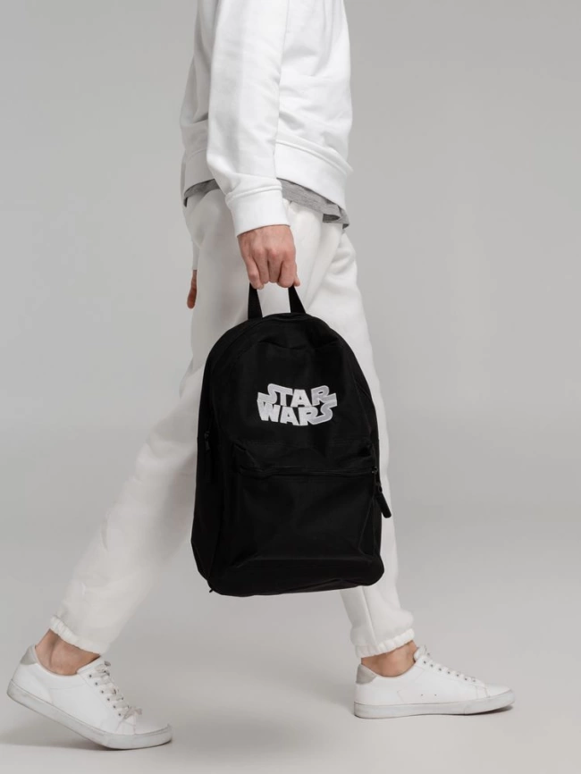 Рюкзак с люминесцентной вышивкой Star Wars, черный фото 7