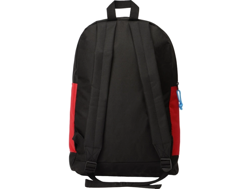 Рюкзак Chap с люверсом из полиэстера (600D), черный/красный фото 8