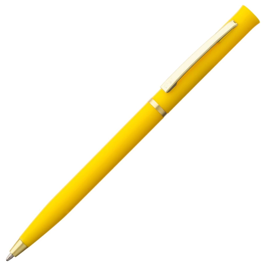 Ручка шариковая Euro Gold, желтая фото 1