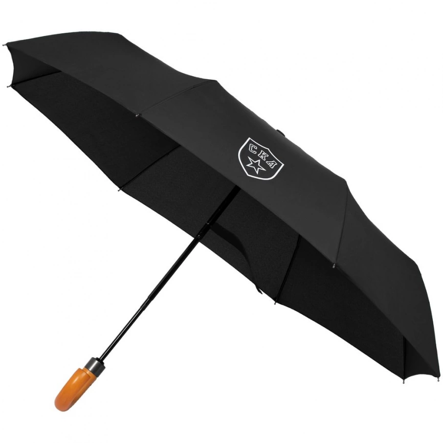 Складной зонт «СКА», черный фото 1