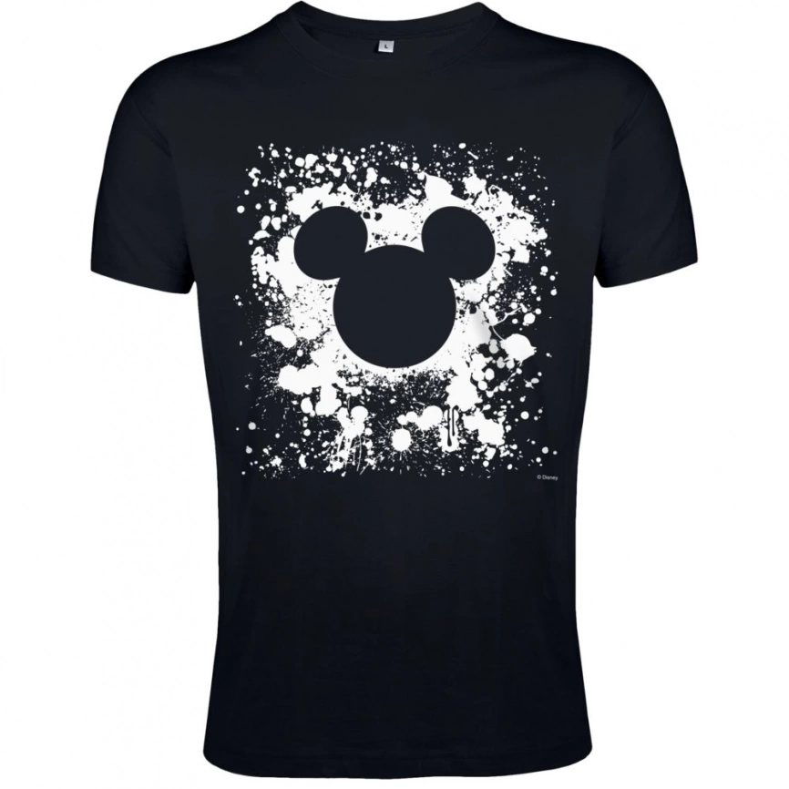 Футболка со светящимся принтом Mickey Mouse, черная, размер XXL фото 3
