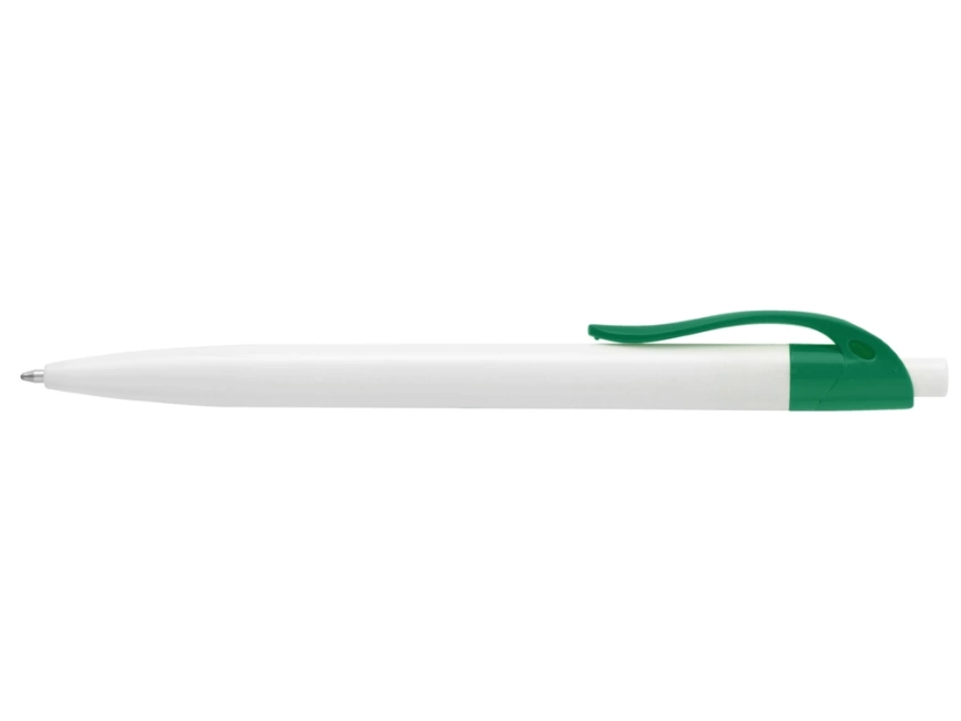 Ручка шариковая Какаду, белая с зеленым фото 4