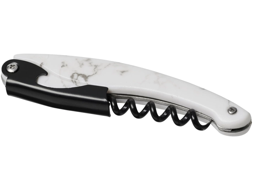 Нож официантки Mila с мраморным рисунком, titanium фото 1
