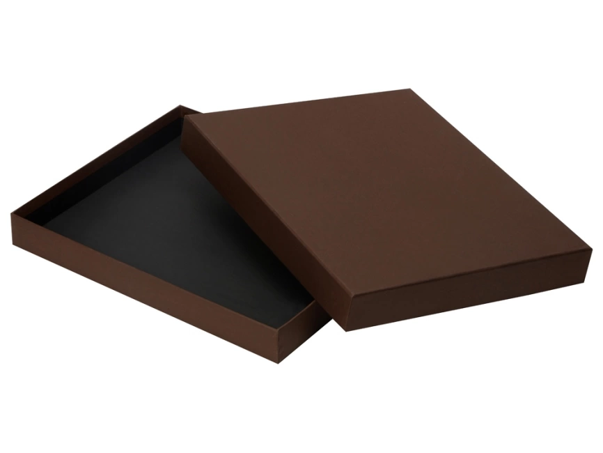 Подарочная коробка 36,8 х 30,6 х 4,5 см, коричневый фото 2