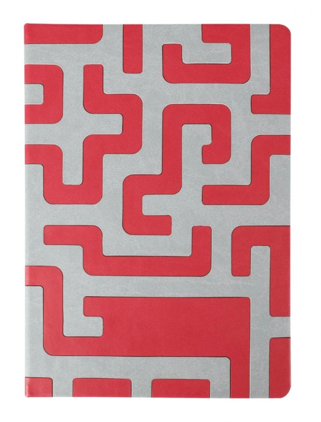 Ежедневник Labyrinth, недатированный, красный фото 7
