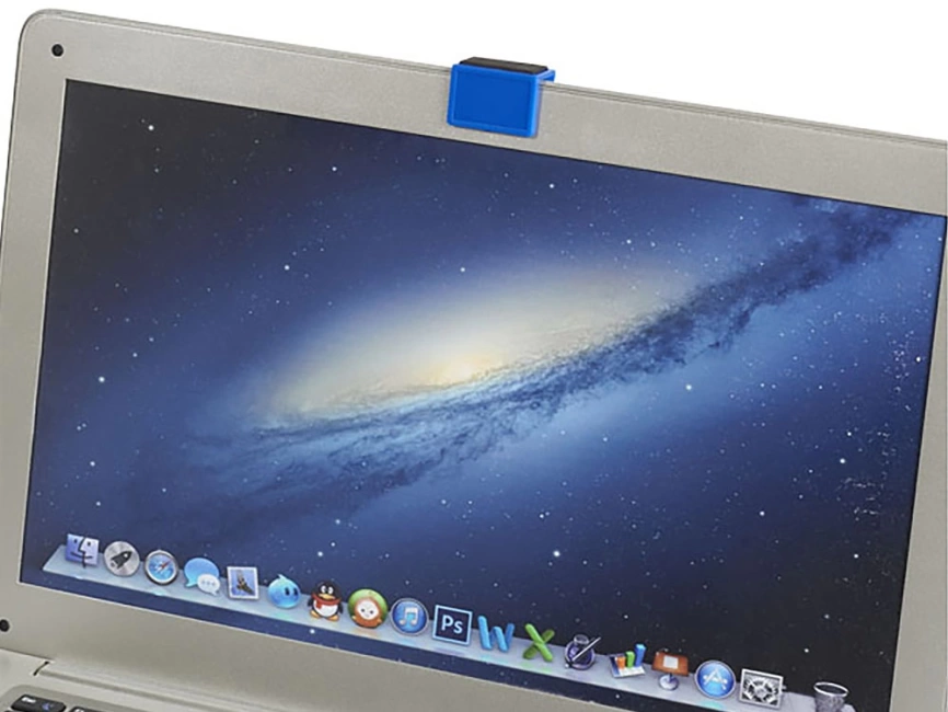 Блокировщик камеры с мягкой стороной, предназначенной для очистки монитора, синий фото 4