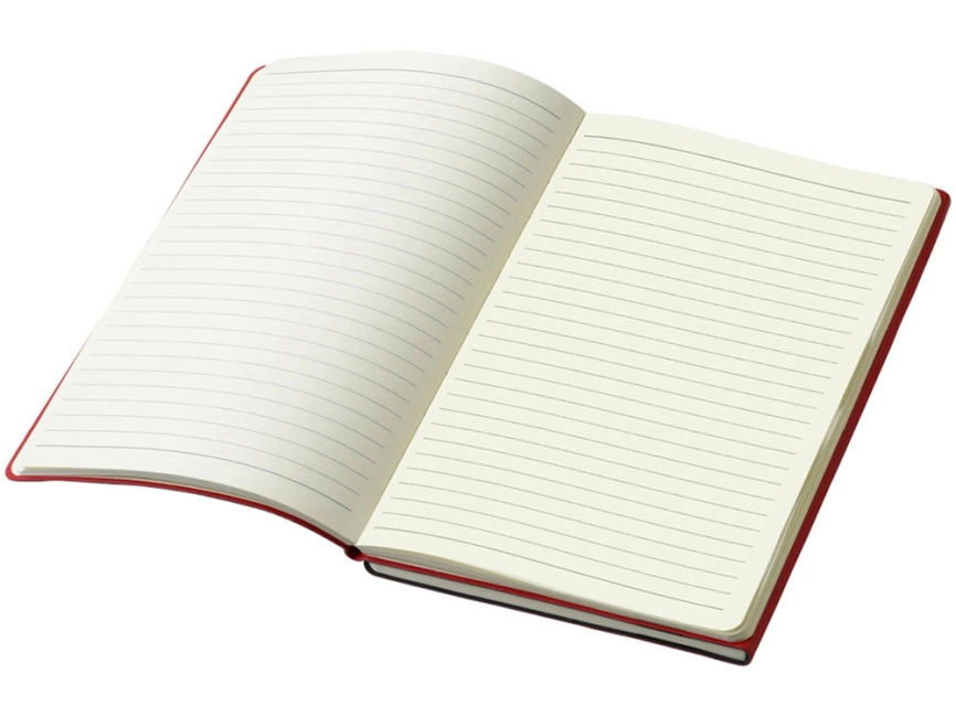 Блокнот А5 Doppio, черный/красный фото 3