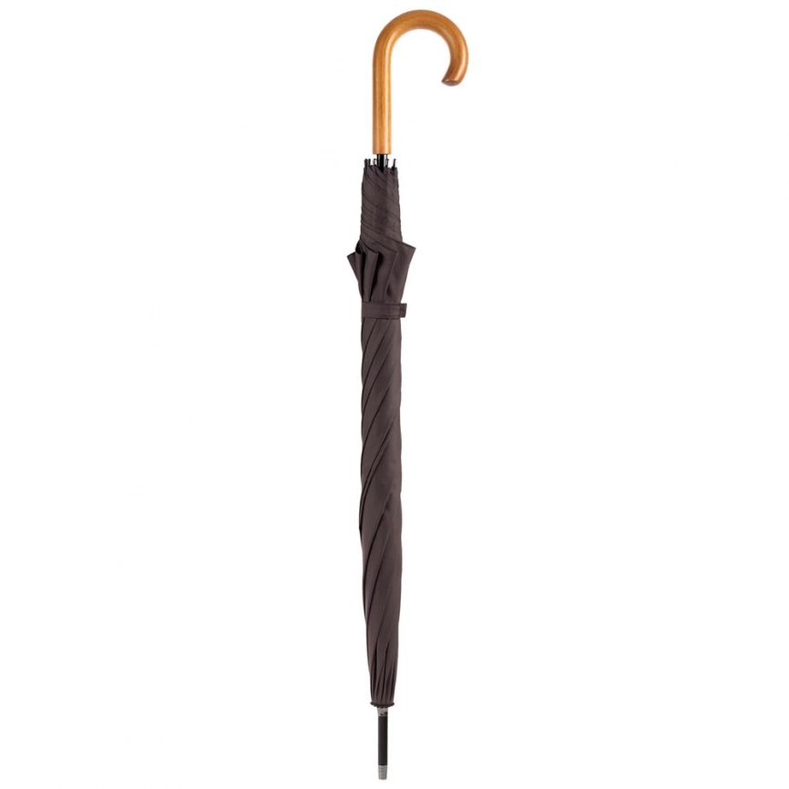 Зонт-трость Unit Classic, коричневый фото 3