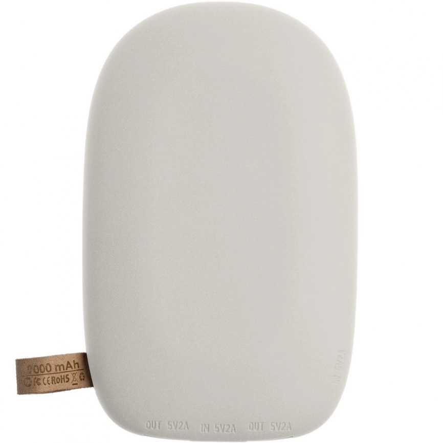 Аккумулятор с беспроводной зарядкой Pebble Wireless 9000 мАч, светло-серый фото 12