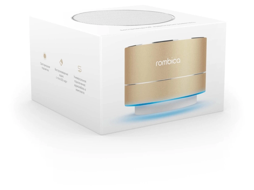 Портативная акустика Rombica Mysound BT-03 4C, золотистый фото 5