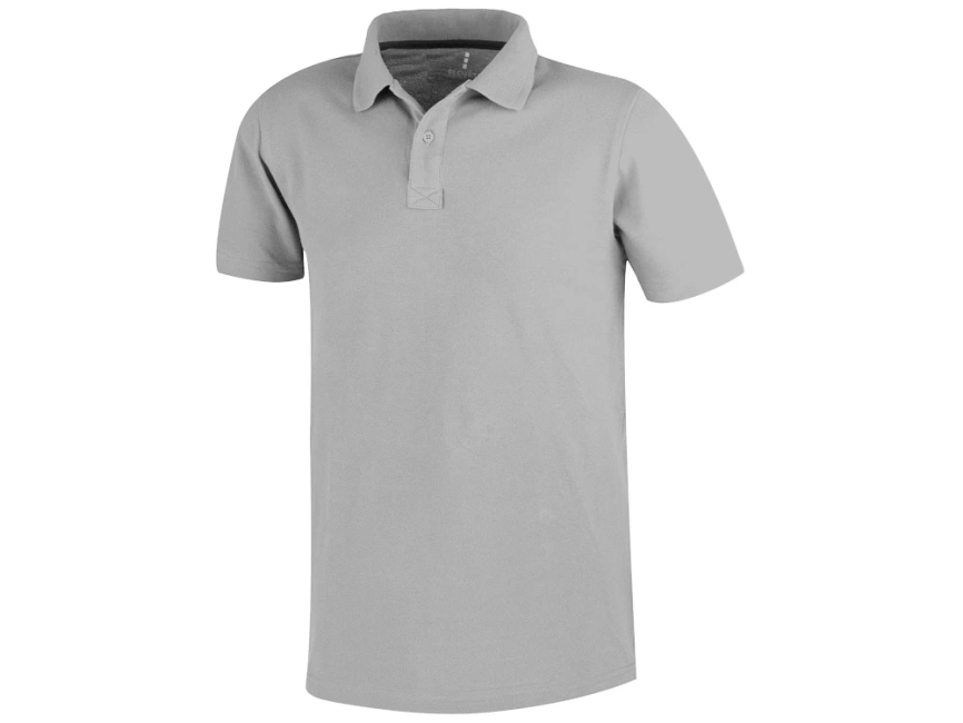 Рубашка поло Primus мужская, серый меланж фото 1