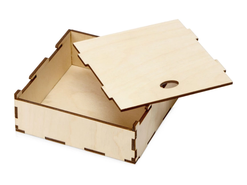 Деревянная подарочная коробка, 122 х 45 х 122 мм фото 3