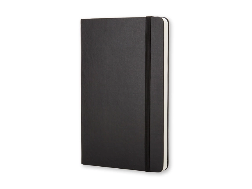 Записная книжка Moleskine Classic (нелинованный) в твердой обложке, Large (13х21см), черный фото 2