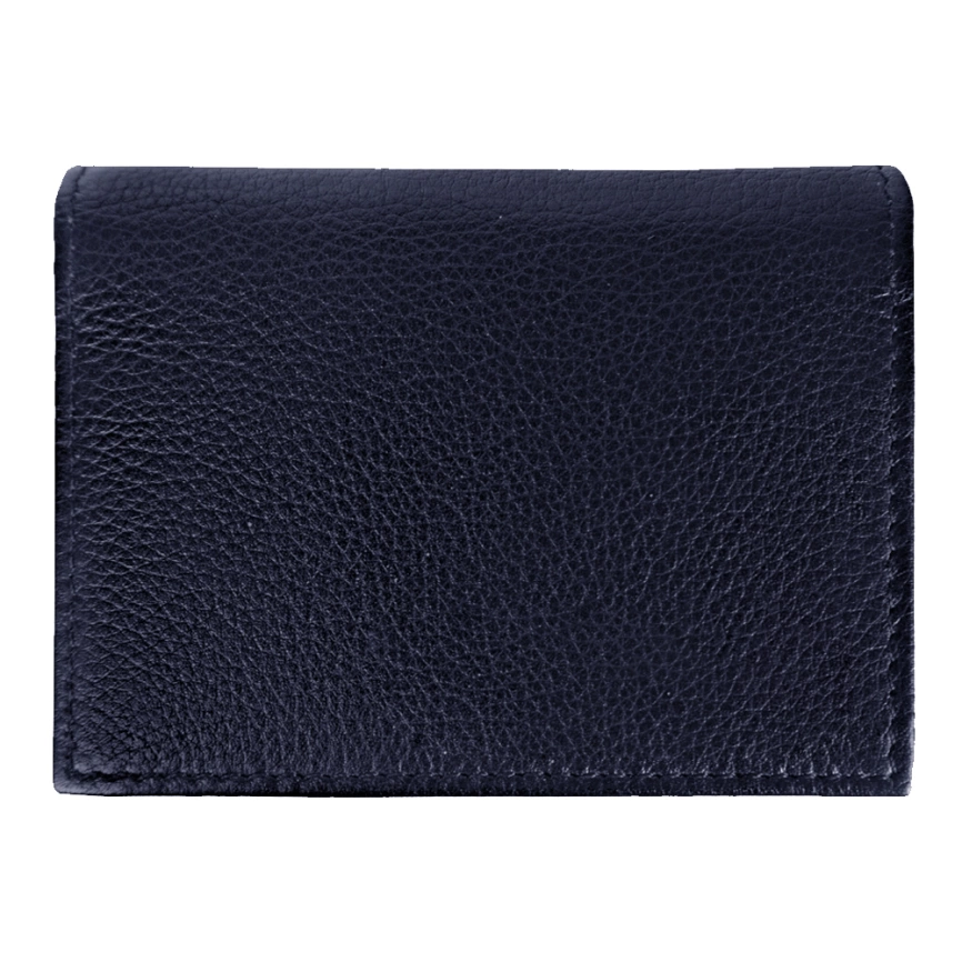 Футляр для кредитных карт и визиток из натуральной кожи Leather Land, синий фото 1