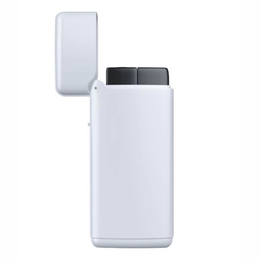 Зажигалка турбо LuxLite, XHD 207 WHITE, белая фото 2