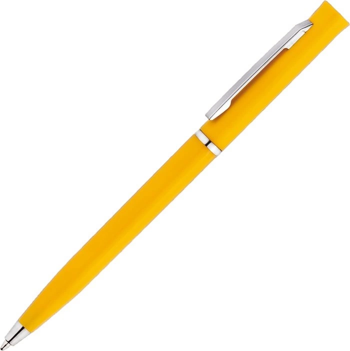Ручка шариковая EUROPA, жёлтая фото 1