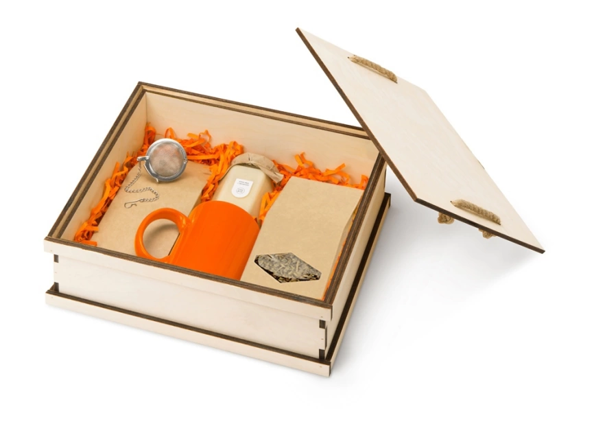 Подарочный набор Tea Duo Deluxe, оранжевый фото 2