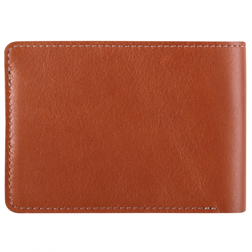 Портмоне Security, коричневое фото 3