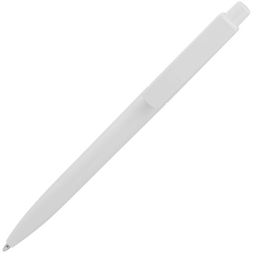 Ручка шариковая Crest, белая фото 3