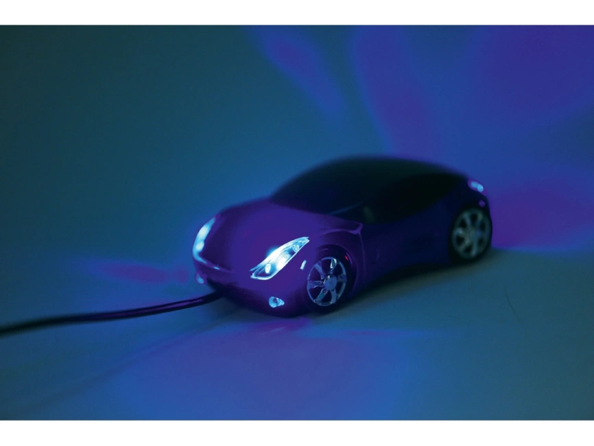 Мышь оптическая Спорткар, синий фото 2