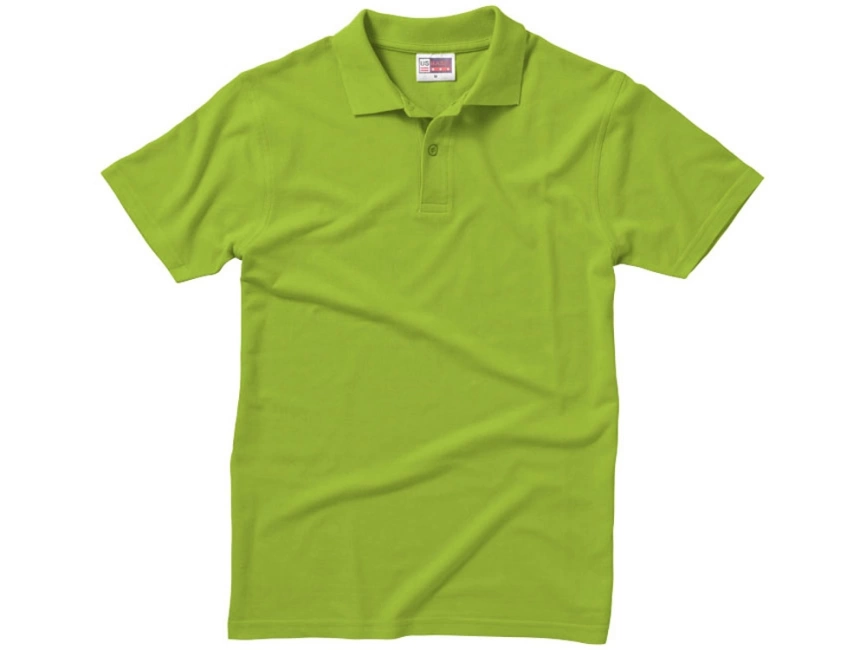 Рубашка поло First мужская, зеленое яблоко фото 3