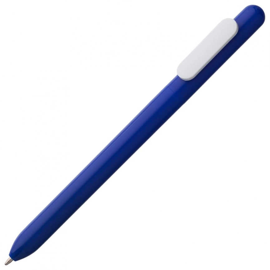 Ручка шариковая Swiper, синяя с белым фото 1