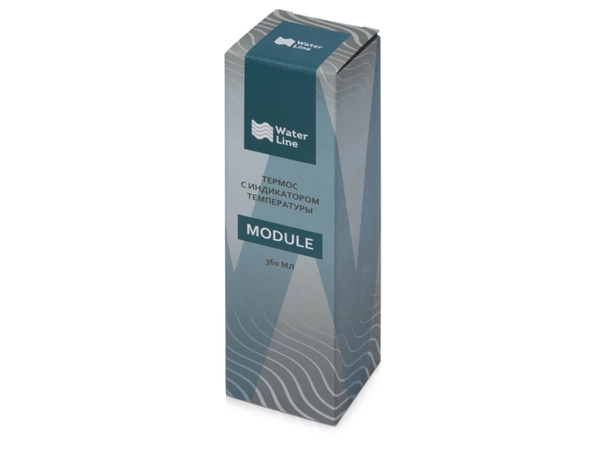 Термос с индикатором температуры Module, 360 мл, черный фото 9